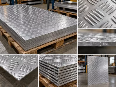 5052 GRADE 5 BAR CHECKER PLATE 3MM